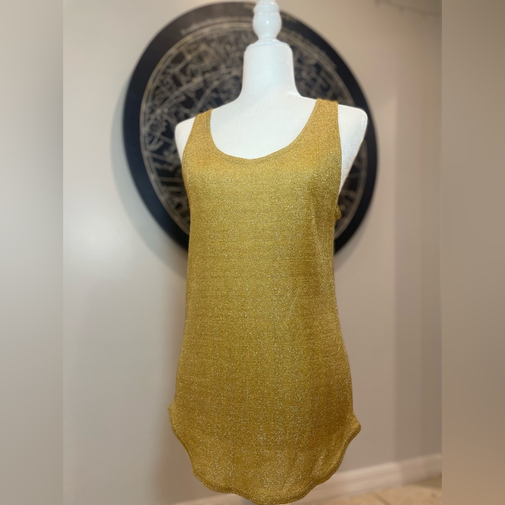 Vintage Gold Lew Magram Top